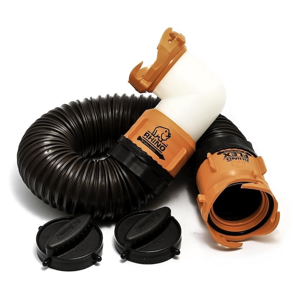 Camco 3 ft. Tote Tank Sewer Hose Kit CA321492 - main